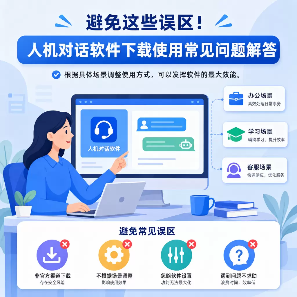 避免这些误区！武汉人机对话软件下载使用常见问题解答